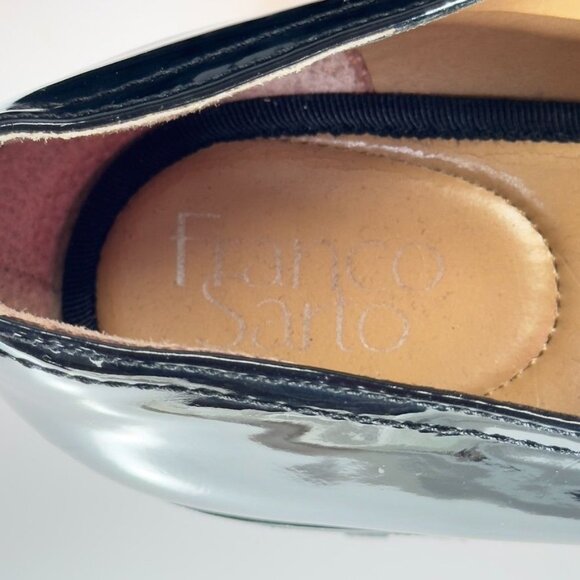 FRANCIO SARTO Static Women's Black Patent Leather Platform Loafers  Size 7.5 - Picture 8 of 11